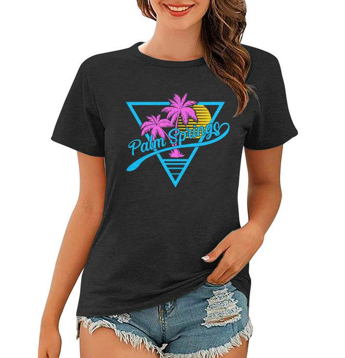 Palm Springs Retro 80S Neon Women T-shirt