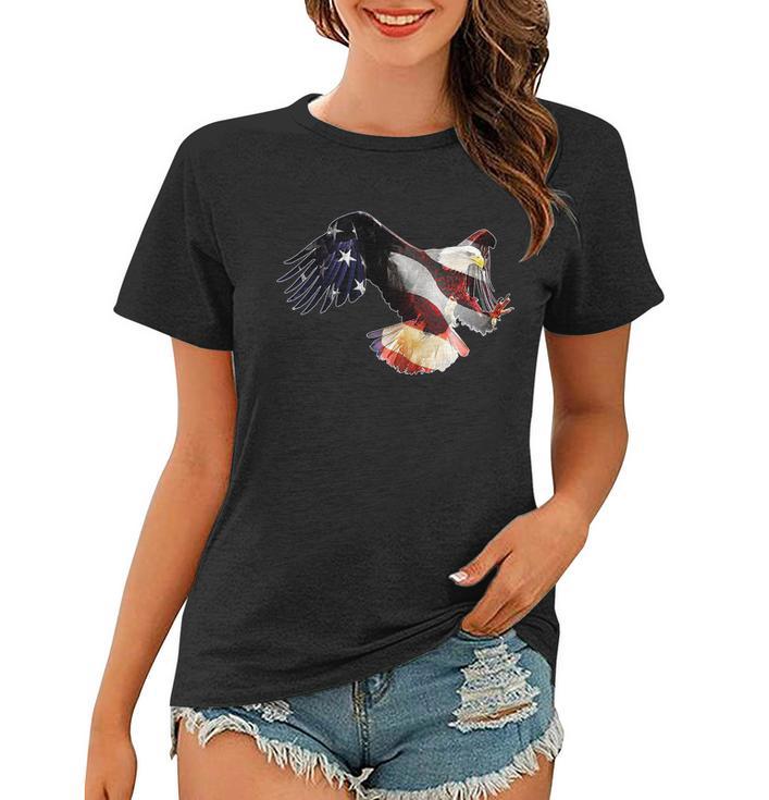 Patriotic American Bold Eagle Women T-shirt