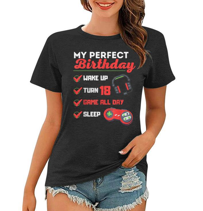 Perfekter 18Th Birthday Gamer Boy Gamer  Women T-shirt