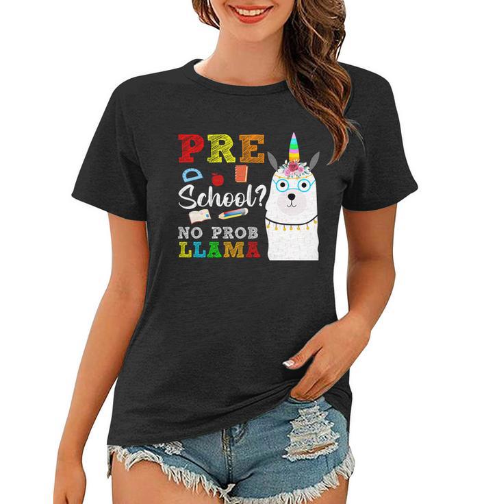 Preschool No Probllama Women T-shirt