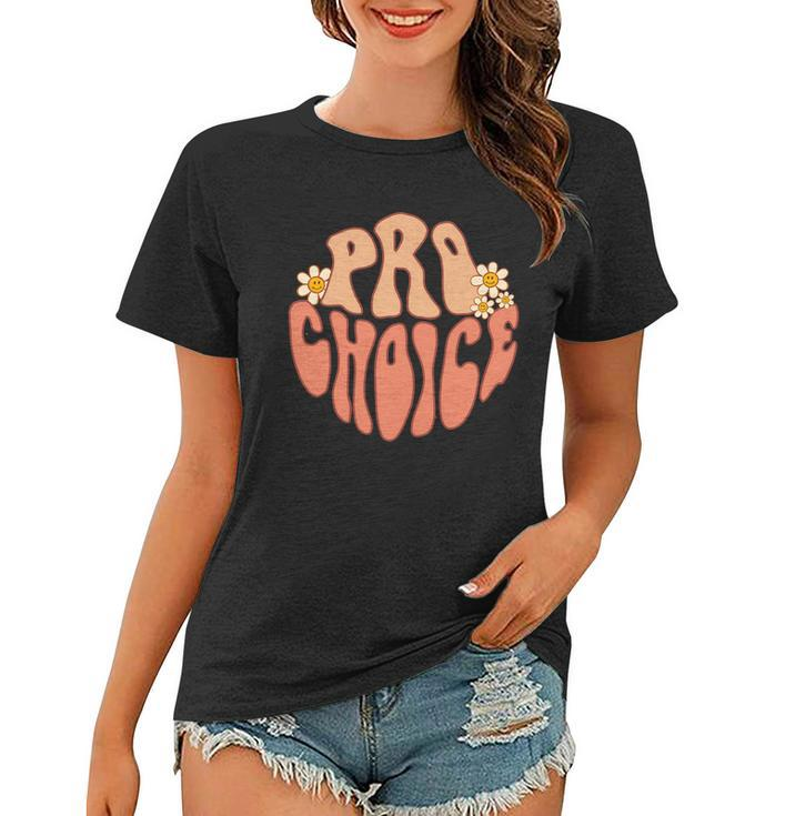 Pro Choice Floral Women T-shirt