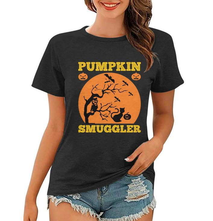 Pumpkin Smuggler Funny Halloween Quote Women T-shirt
