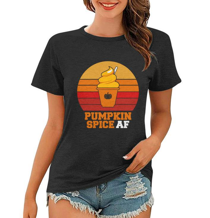 Pumpkin Spice Af Halloween Quote Women T-shirt