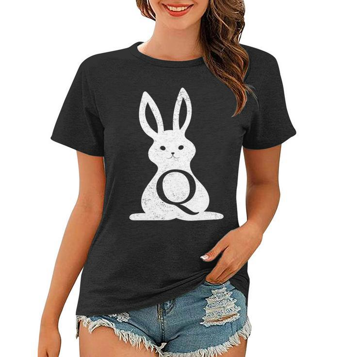Q Anon Bunny Qanon Women T-shirt
