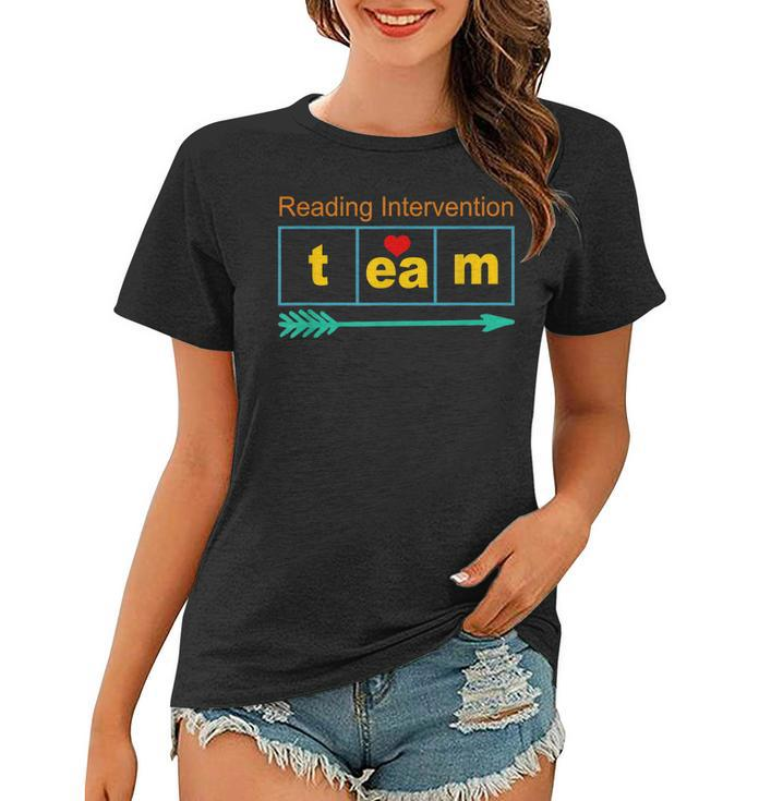 Reading Intervention Team Science Of Reading Teacher Squad  Women T-shirt