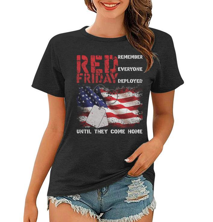 Red Friday Remember Until They Come Home Women T-shirt
