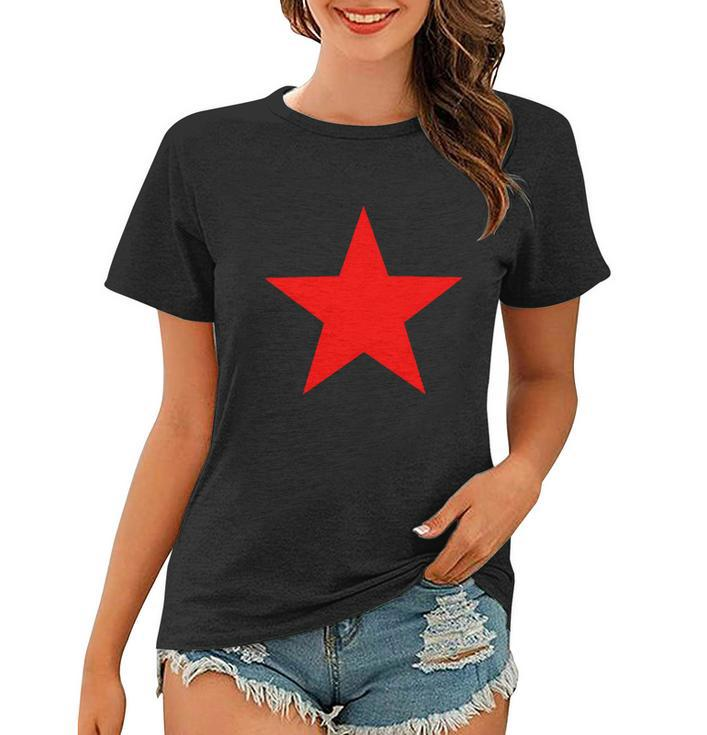Red Star Tshirt Women T-shirt