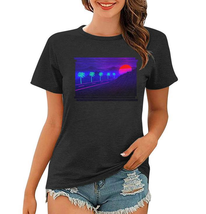 Retro 80S Vaporwave Women T-shirt