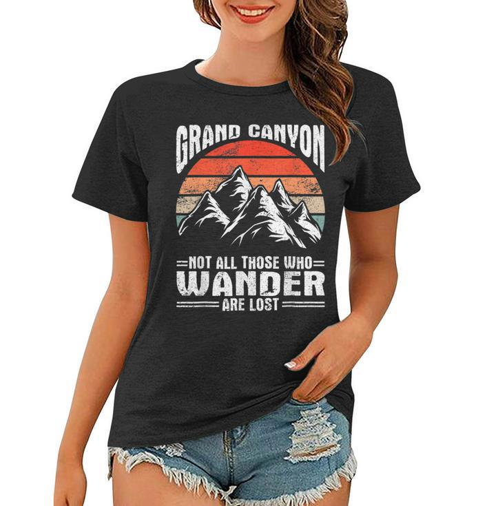 Retro Arizona Hiking Grand Canyon National Park Grand Canyon  Women T-shirt