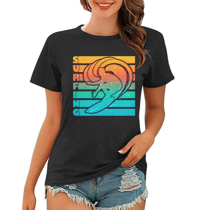 Retro Surfing V2 Women T-shirt