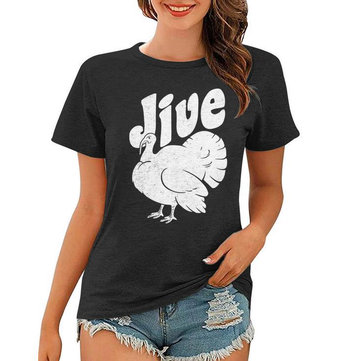 Retro Thanksgiving Jive Turkey Tshirt Women T-shirt