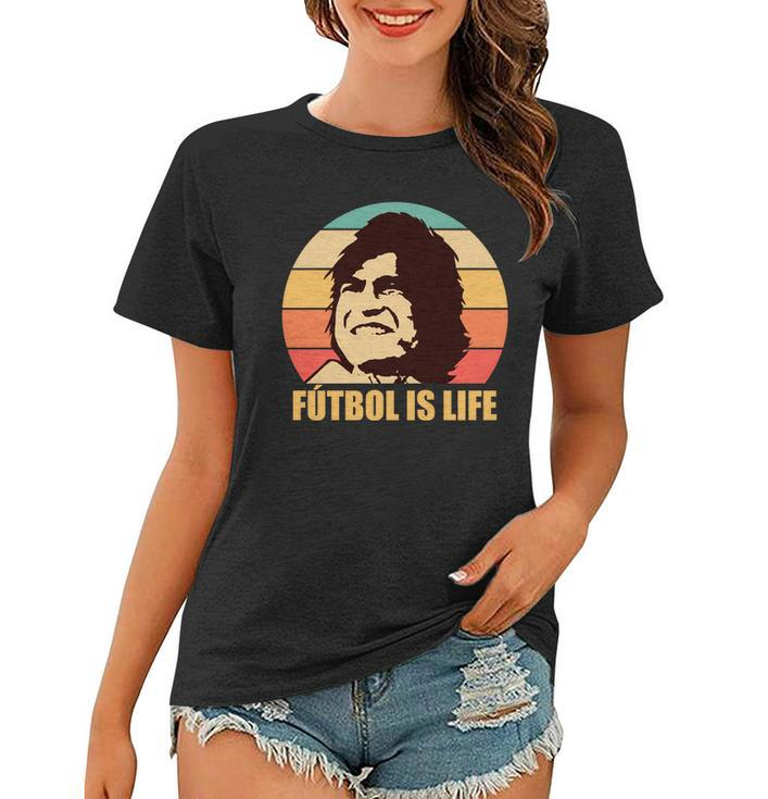 Retro Vintage Futbol Is Life Tshirt Women T-shirt