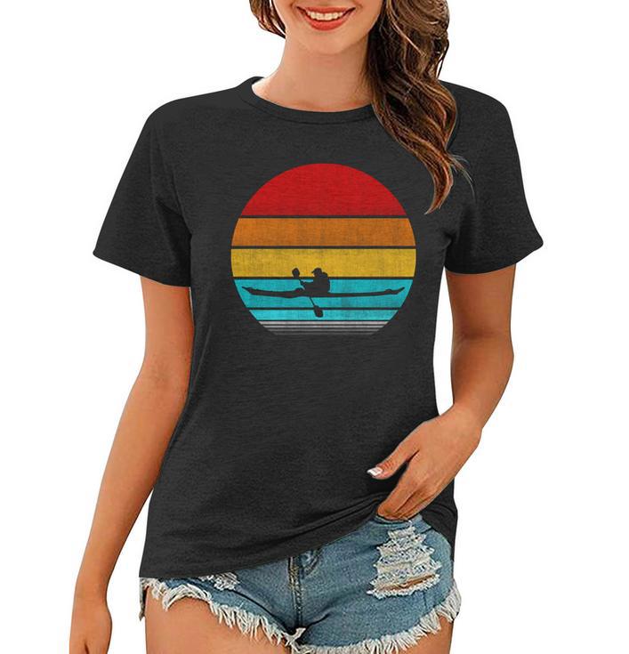 Retro Vintage Kayak V2 Women T-shirt