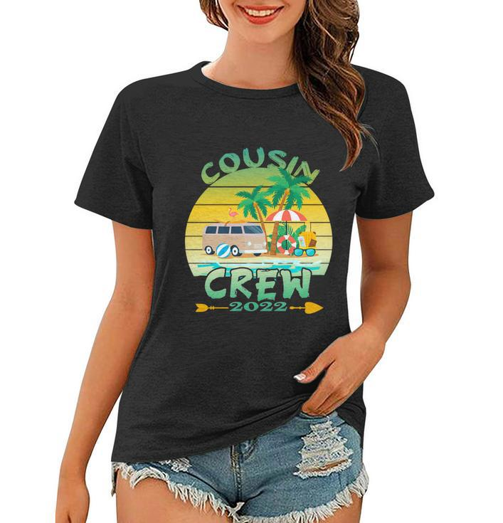 Summer Cousin Crew Vacation 2022 Beach Cruise Family Reunion Gift Women T-shirt