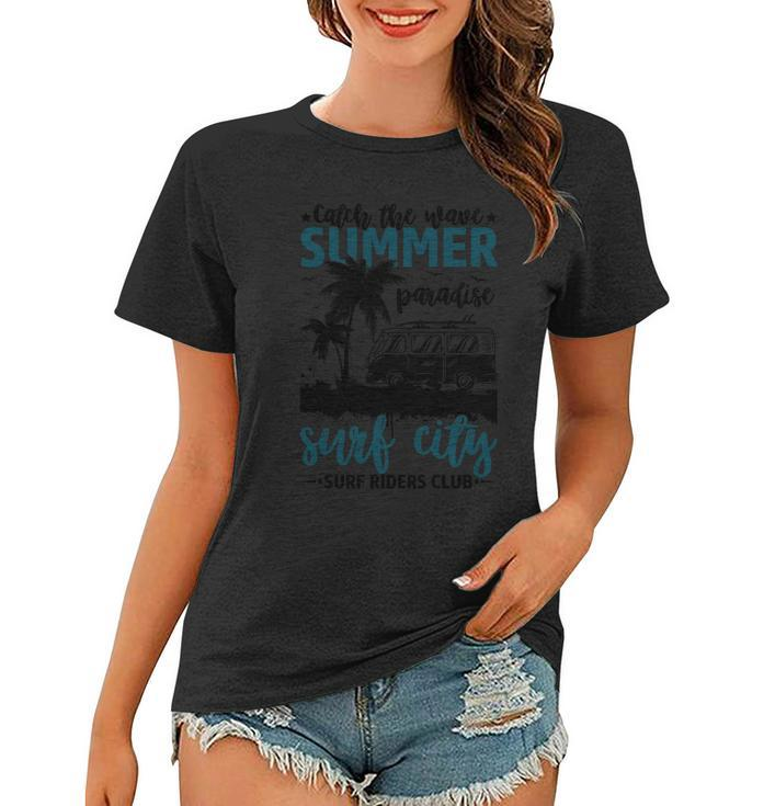 Summer Paradise Surf City Surf Riders Club Surfìng Women T-shirt