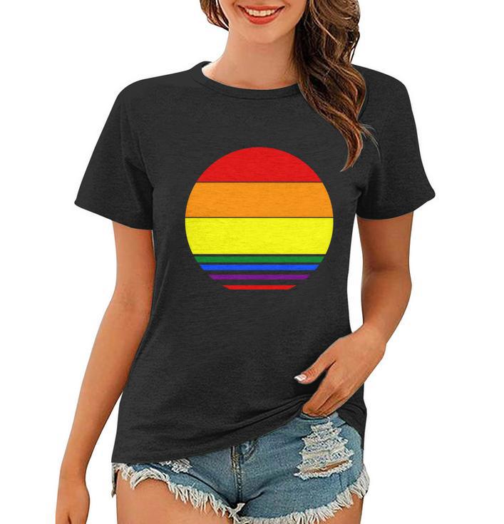 Sunset Lgbt Gay Pride Lesbian Bisexual Ally Quote V3 Women T-shirt