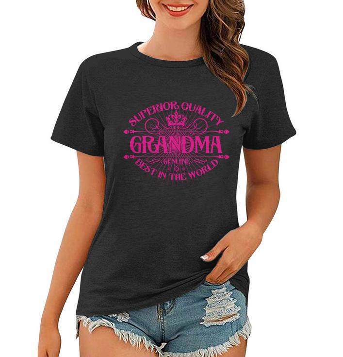 Superior Quality Grandma Best In The World Tshirt Women T-shirt