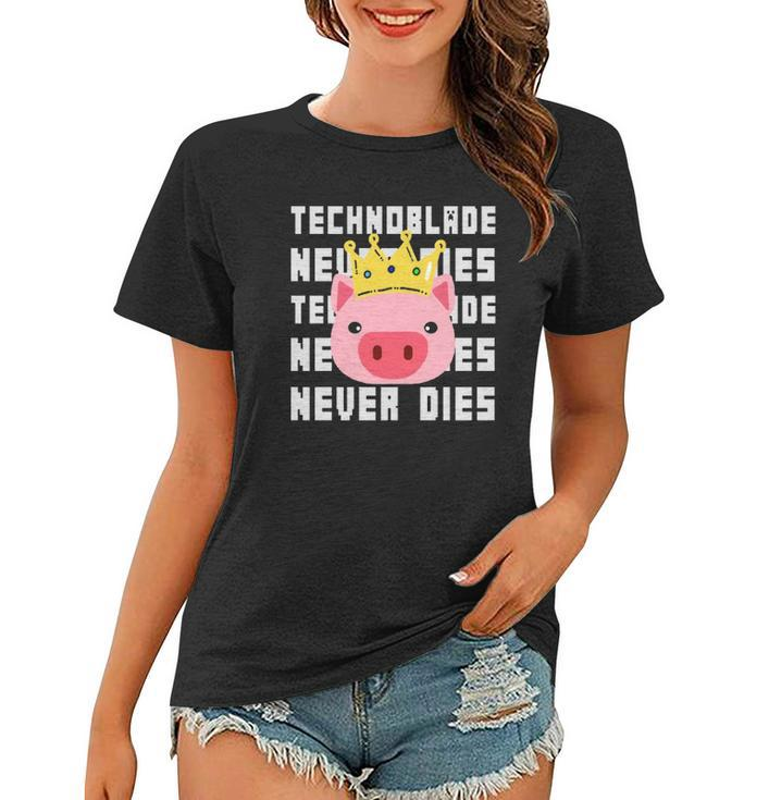Technoblade Never Dies  Technoblade  Dream Smp Gift Women T-shirt