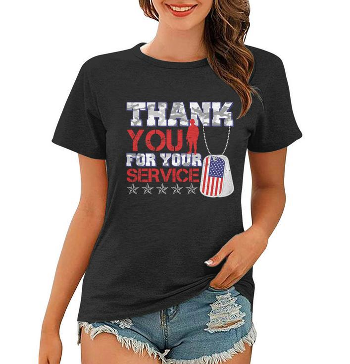 Thank You For Your Service Veterans Day Women T-shirt