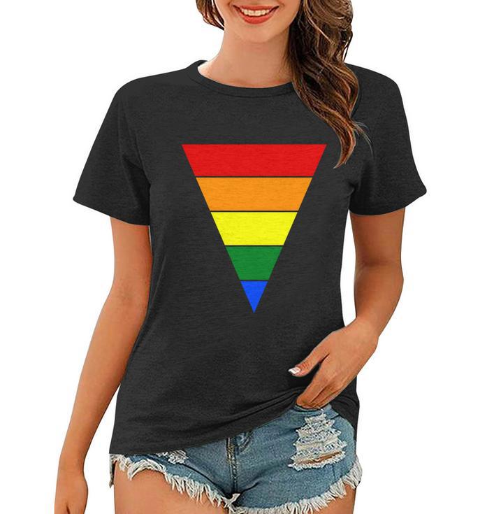 Triangular Lgbt Gay Pride Lesbian Bisexual Ally Quote V2 Women T-shirt