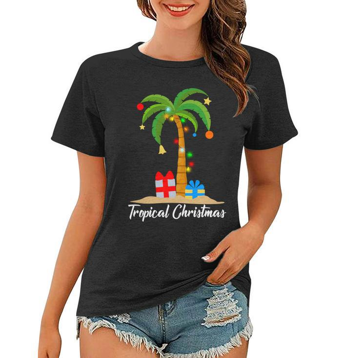 Tropical Christmas Women T-shirt