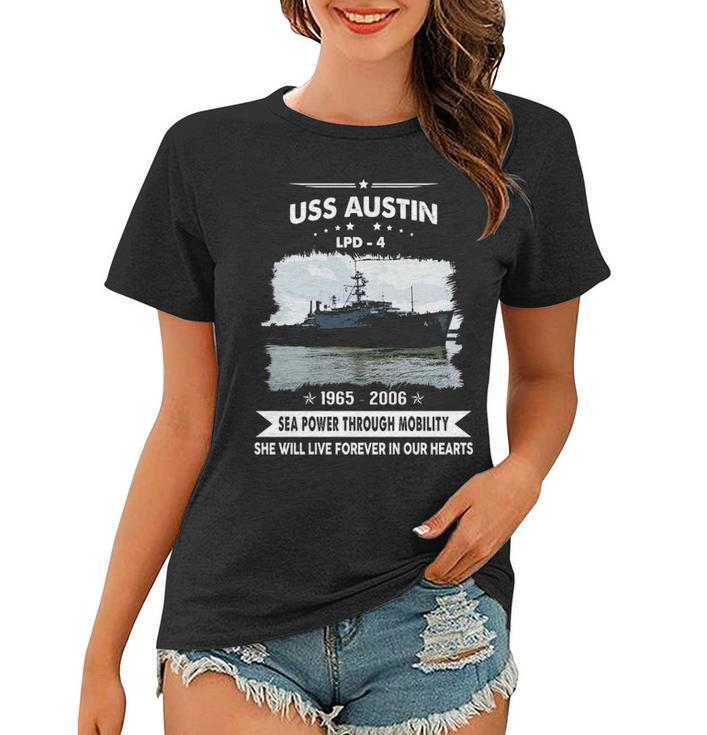 Uss Austin Lpd  Women T-shirt