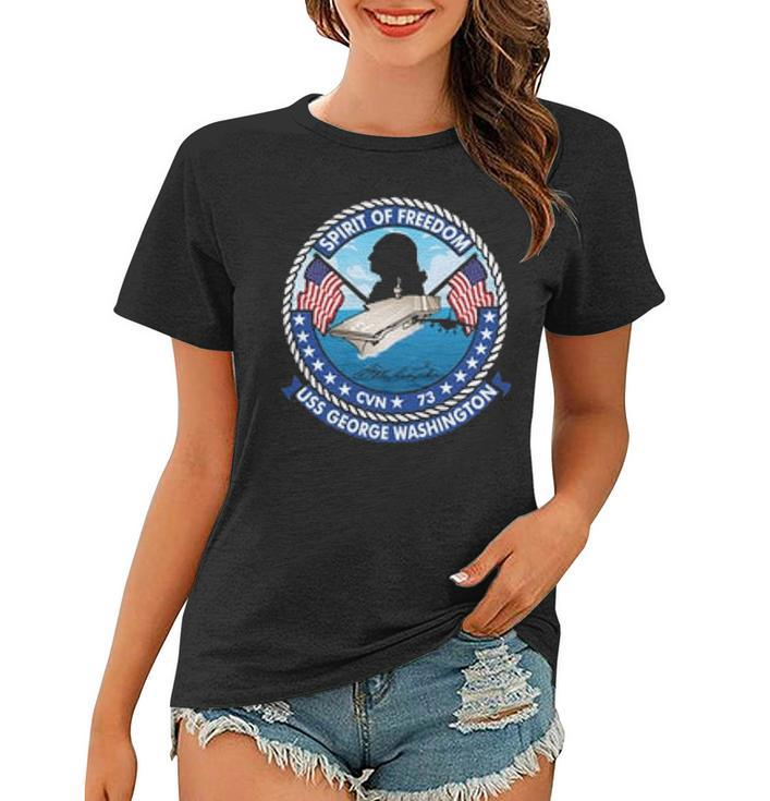 Uss George Washington Cvn  V2 Women T-shirt