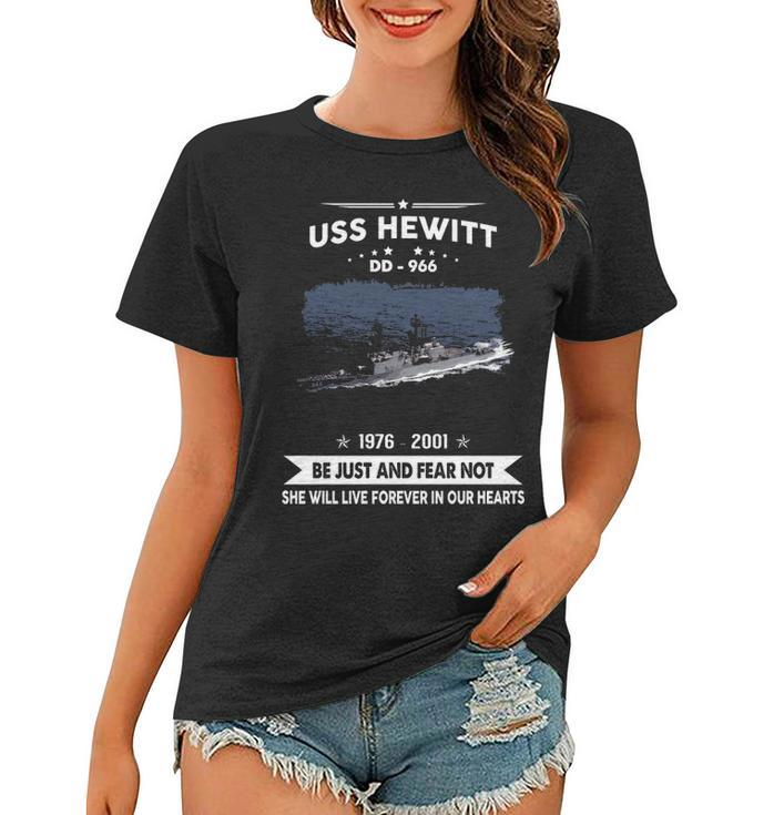 Uss Hewitt Dd  Women T-shirt