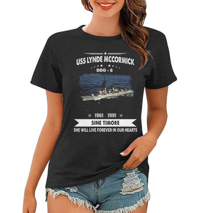 Uss Lynde Mccormick Ddg  V2 Women T-shirt