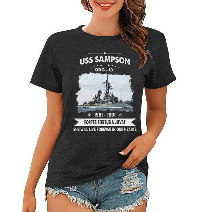 Uss Sampson Ddg  V2 Women T-shirt