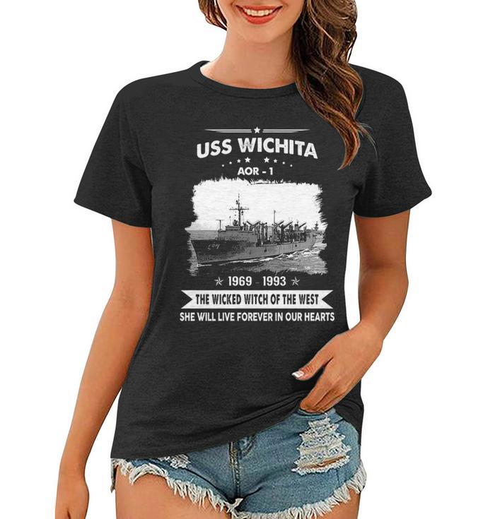 Uss Wichita Aor 1 Front Style Women T-shirt