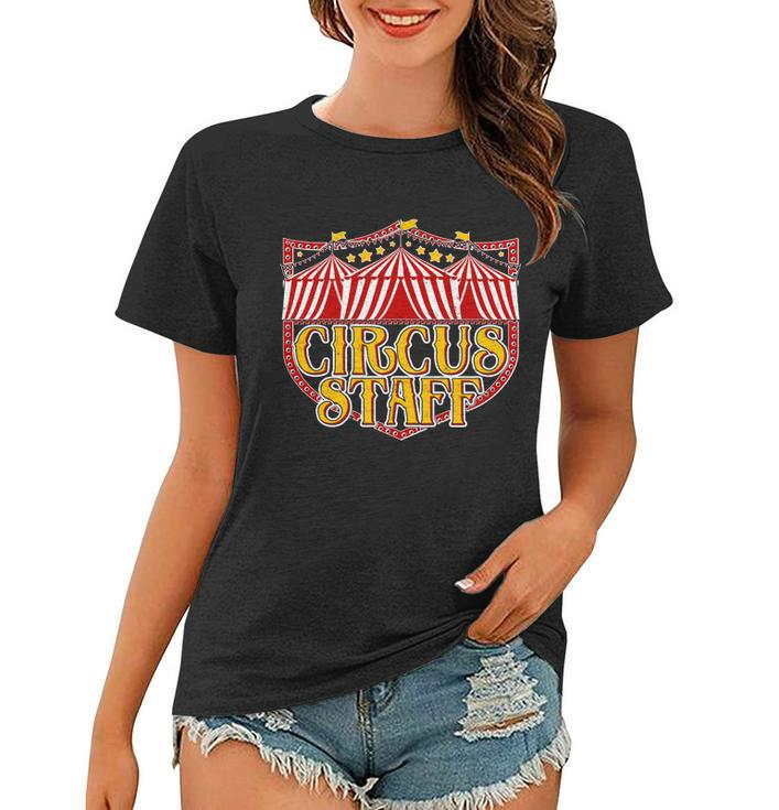 Vintage Circus Staff Carnival Tshirt Women T-shirt