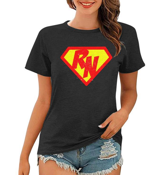 Vintage Super Nurse Rn Distressed Tshirt Women T-shirt