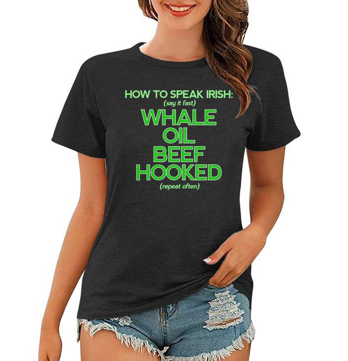 Whale Oil Beef Hooked Tshirt Women T-shirt