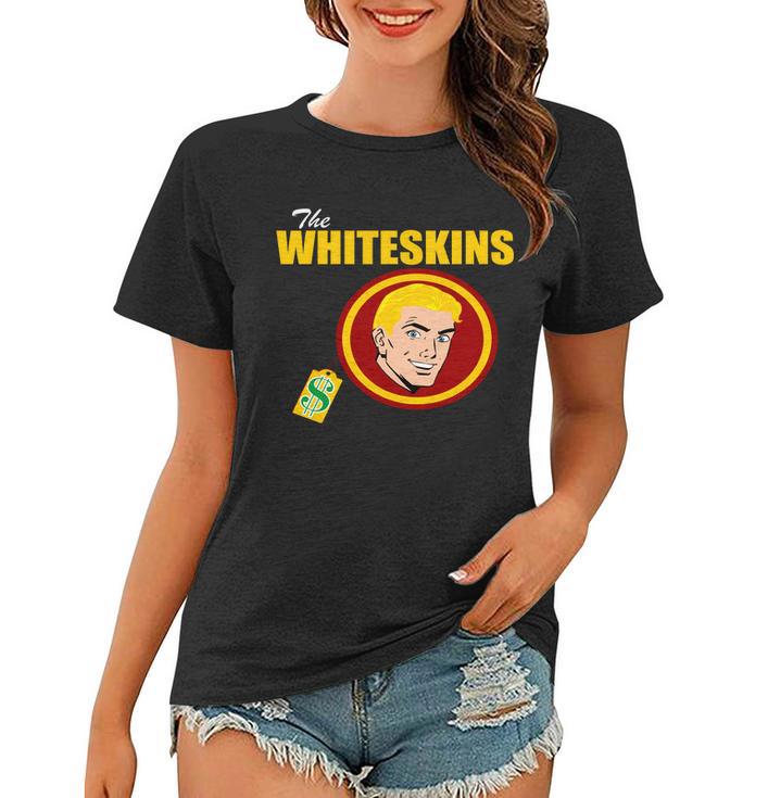 Whiteskins Football Native American Indian Women T-shirt