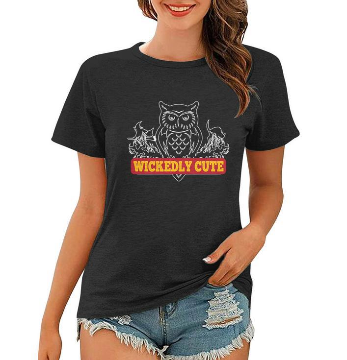 Wickedly Cute Funny Halloween Quote V2 Women T-shirt