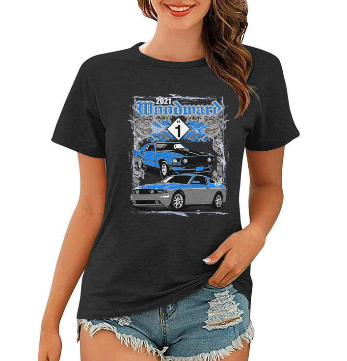 Woodward Cruise 2021 In Muscle Style Graphic Design Printed Casual Daily Basic Women T-shirt