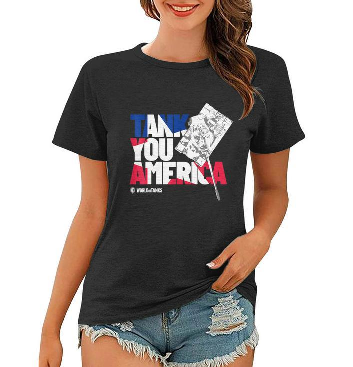World Of Tanks 4Th Of July Tank You America Women T-shirt