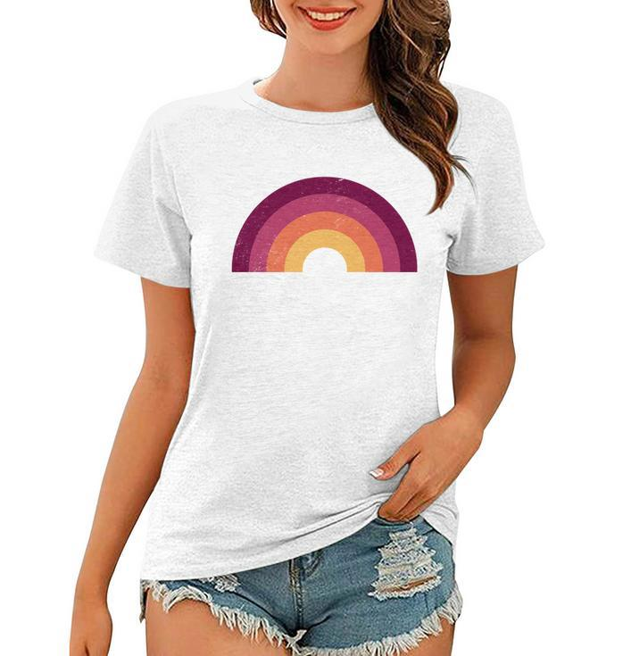 1973 Protect Roe V Wade Rainbow Vintage Tshirt Women T-shirt