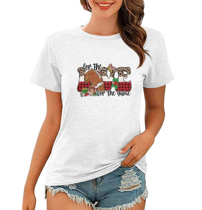 Christmas Football For The Love Of The Game Women T-shirt