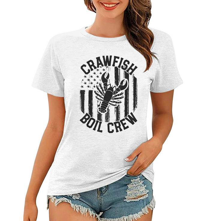 Crawfish Boil Crew Funny Cajun Women T-shirt
