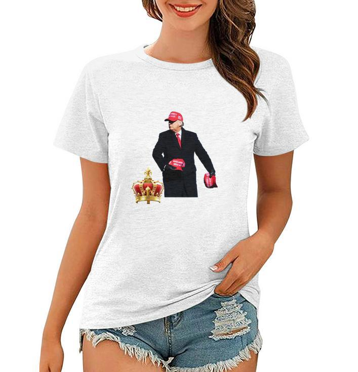 Great Ultra Maga King Anti Biden Trump 2024 Usa Tshirt Women T-shirt