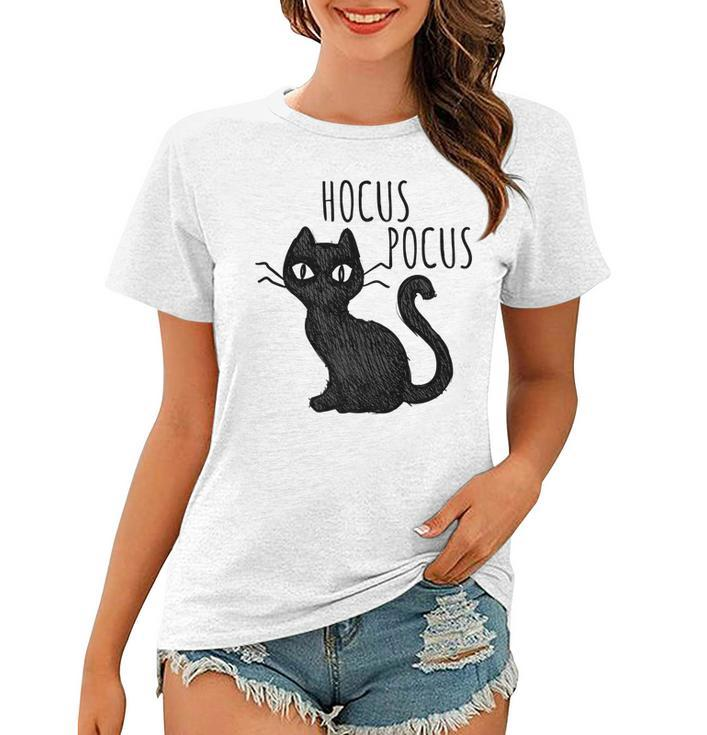 Halloween  For Cat Lovers | Hocus Pocus Black Cat  Women T-shirt