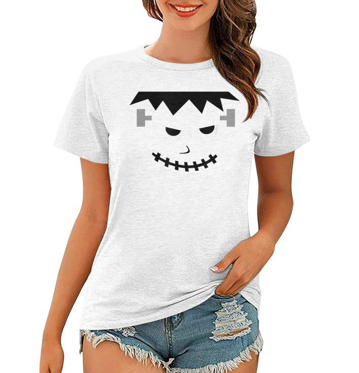 Halloween Frankenstein Monster Face  For Kids Women T-shirt