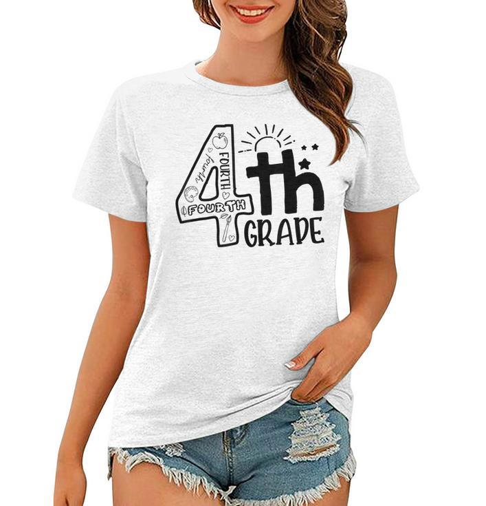 Hello 4Th Grade Teacher Boys And Team Fourth Grade Girls  V2 Women T-shirt