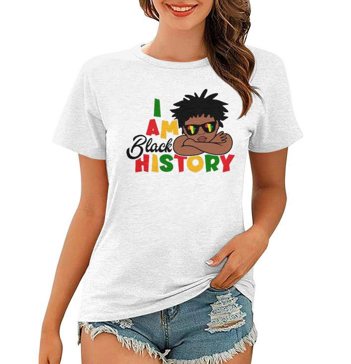 I Am Black History  For Kids Boys Black History Month Women T-shirt