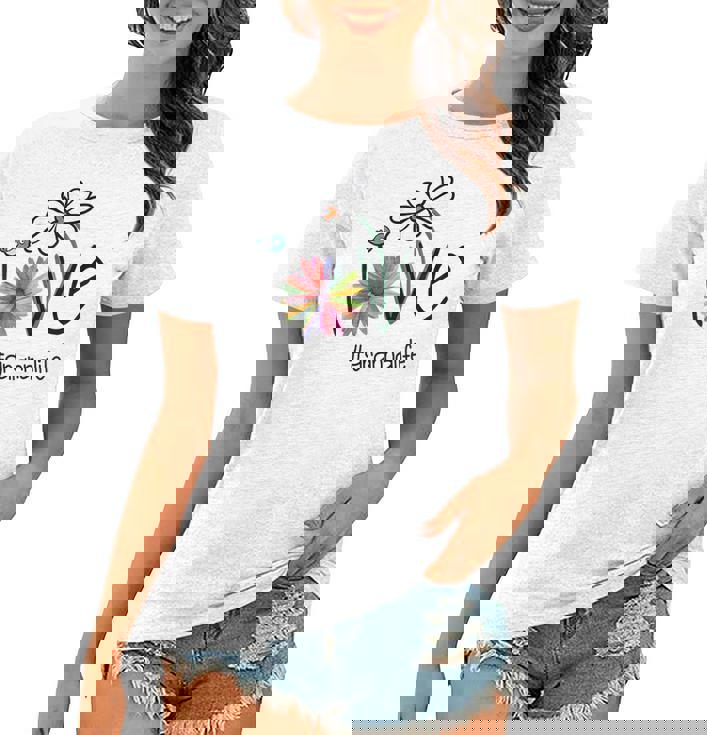 Love Nanalife One Another Bird Daisy Flower Peace T-Shirt Love Nanalife One Another Bird Daisy Flower Peace T-Shirt
