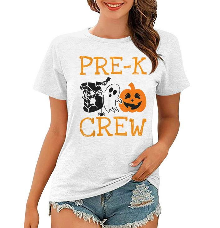 Pre-K Boo Crew Vintage Halloween Costumes For Pre-K Teachers  Women T-shirt