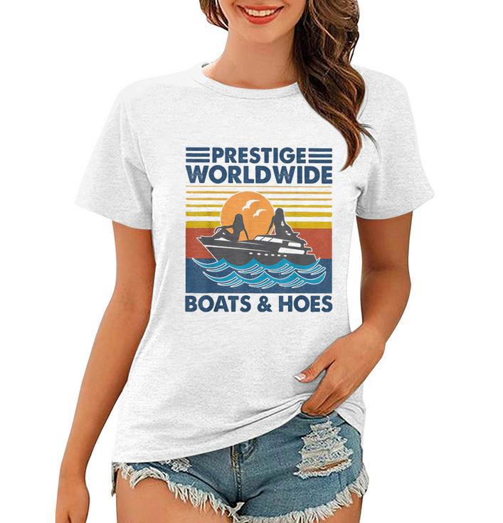 Prestige Worldwide Boats And Hoes Retro Vintage Tshirt Women T-shirt