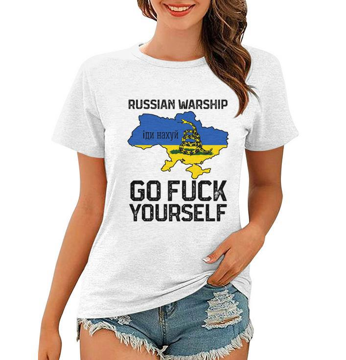 Russian Warship Go F Yourself Russian Warship Go Fuck Yourself Tshirt Women T-shirt